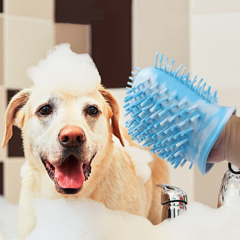 2-in-1 Dog Paw Cleaner Cup with Soft Brush – Portable Pet Foot Washer