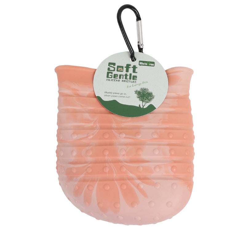 2-in-1 Dog Paw Cleaner Cup with Soft Brush – Portable Pet Foot Washer