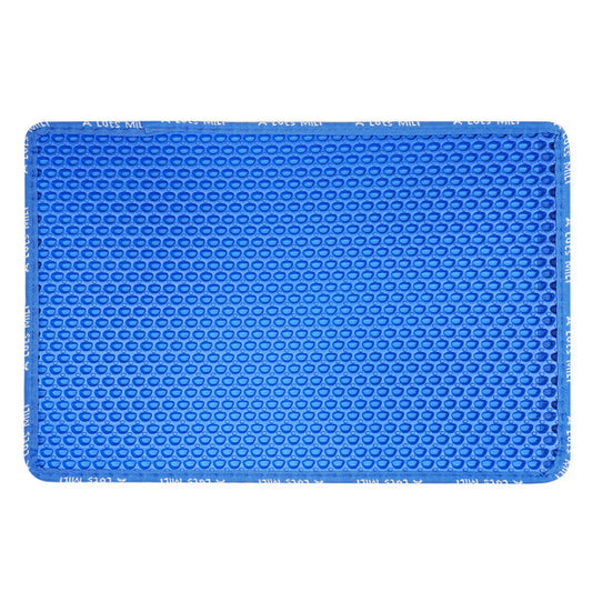 Double Layer Rice Shaped Cat Litter Pad – Waterproof, Urine-Proof, Easy-Clean Mat