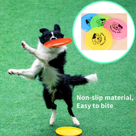 Dog Flying Disc Toy – Silicone Saucer for Training & Play