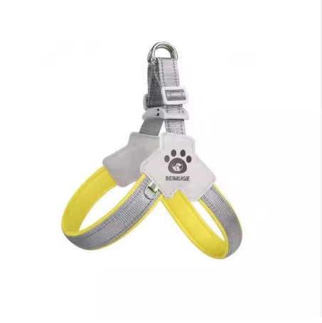 Reflective Pet Harness with Leash – Adjustable & Comfortable for Dogs and Cats