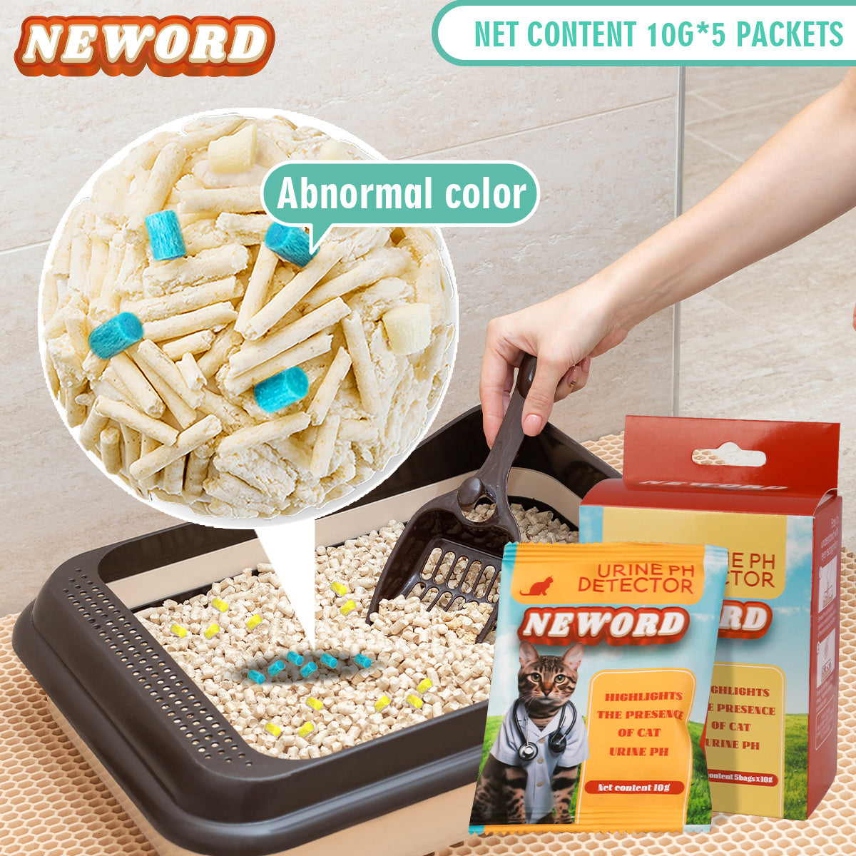 Cat Litter Self - Checking Particles