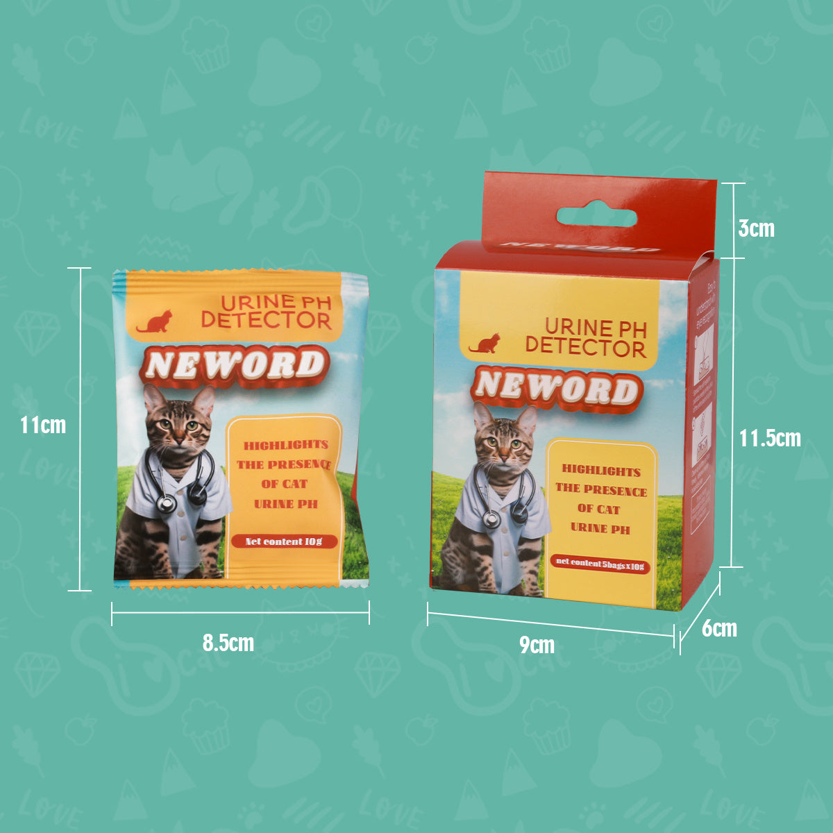 Cat Litter Self - Checking Particles