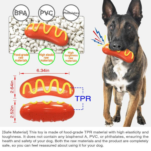 Indestructible Dog Chew Toy – Tough Rubber for Aggressive Chewers
