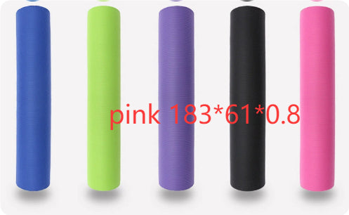 Eco‑Friendly NBR Yoga Mat – Cushioned Fitness & Exercise Mat