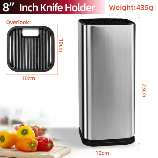 Drainable Knife & Chopping Board Holder – Space-Saving Kitchen Organizer