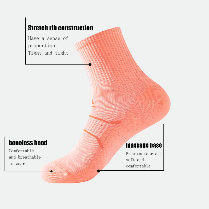 Men’s Compression Athletic Socks – 7 Pairs, Anti-Blister & Breathable