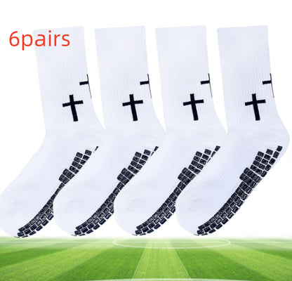 High Tube Football Socks – Anti-Slip & Sweat-Absorbent