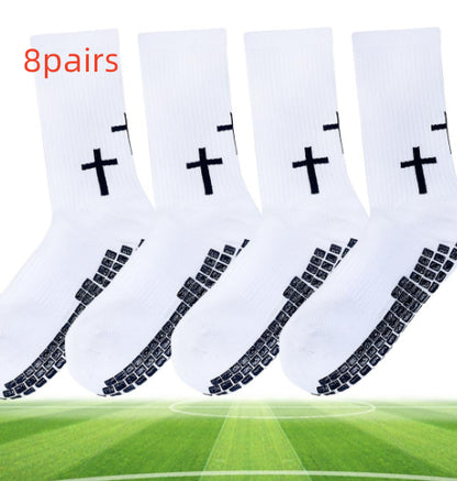 High Tube Football Socks – Anti-Slip & Sweat-Absorbent