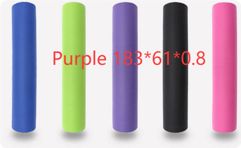 Eco‑Friendly NBR Yoga Mat – Cushioned Fitness & Exercise Mat