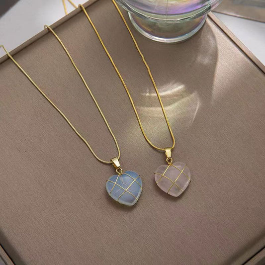 Moonstone Necklace – Cartoon Princess Jewelry for Girls