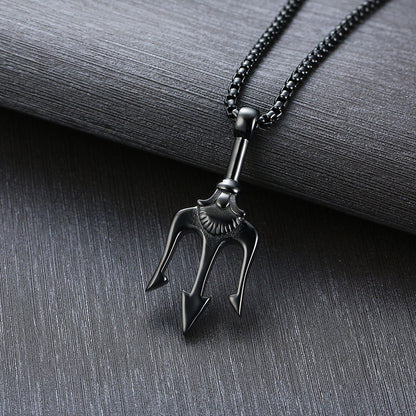 Neptune Trident Necklace – Poseidon Mythical Pendant