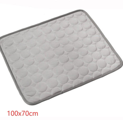 Pet Cooling Mat – Ice Silk Summer Bed for Dogs & Cats