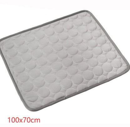 Pet Cooling Mat – Ice Silk Summer Bed for Dogs & Cats