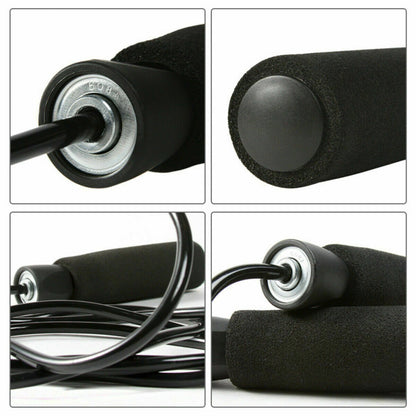 Adjustable Speed Skipping Rope – Gym & Boxing Fitness Jump Rope