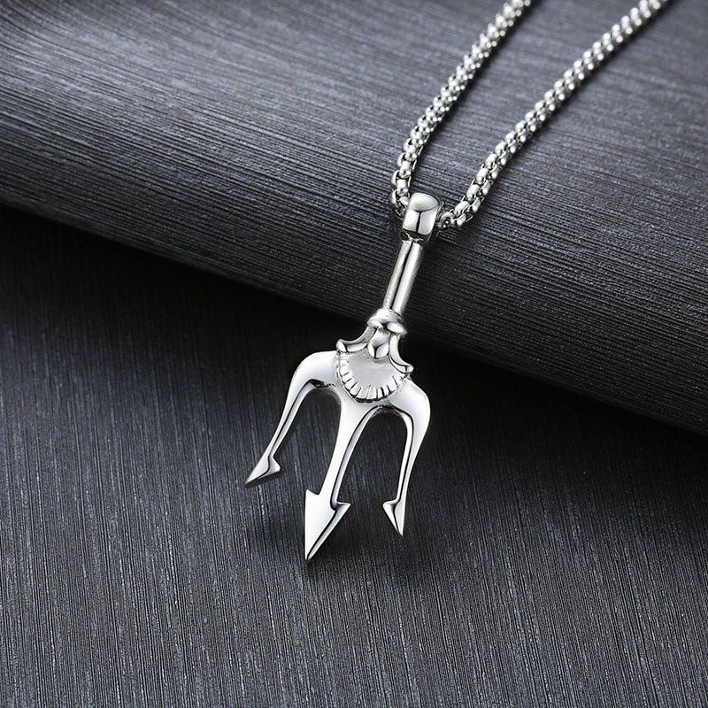Neptune Trident Necklace – Poseidon Mythical Pendant