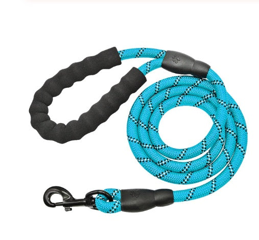 Reflective Nylon Dog Leash – Durable Rope for Walking & Training