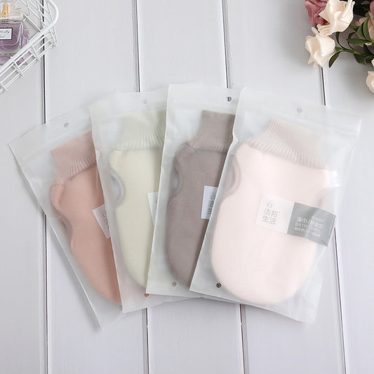 Stretchable Bath Towel & Scrubbing Glove – Adult Exfoliating Shower Towel