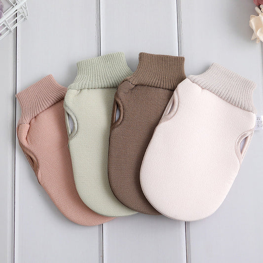 Stretchable Bath Towel & Scrubbing Glove – Adult Exfoliating Shower Towel