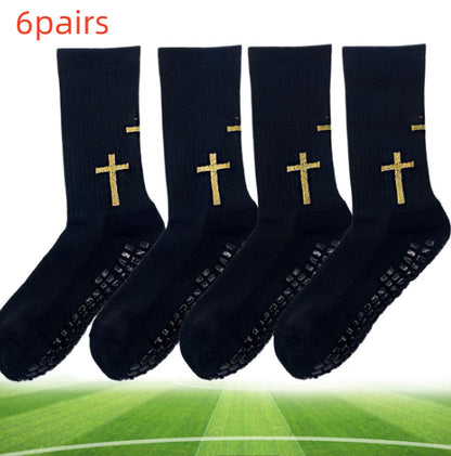 High Tube Football Socks – Anti-Slip & Sweat-Absorbent