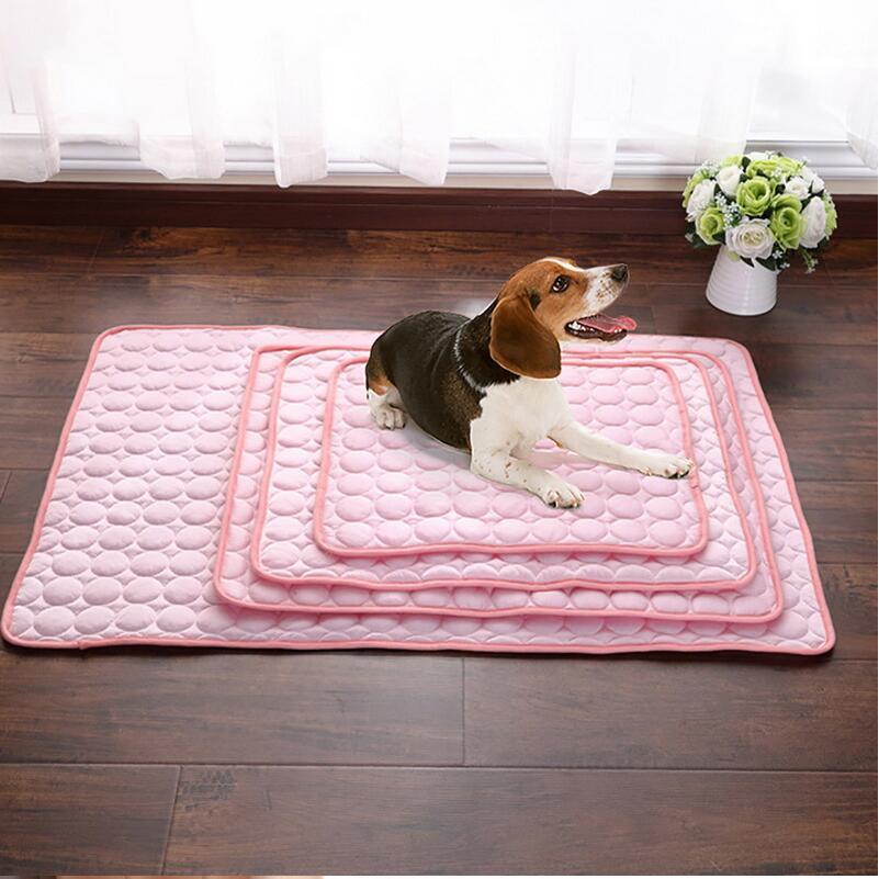 Pet Cooling Mat – Ice Silk Summer Bed for Dogs & Cats