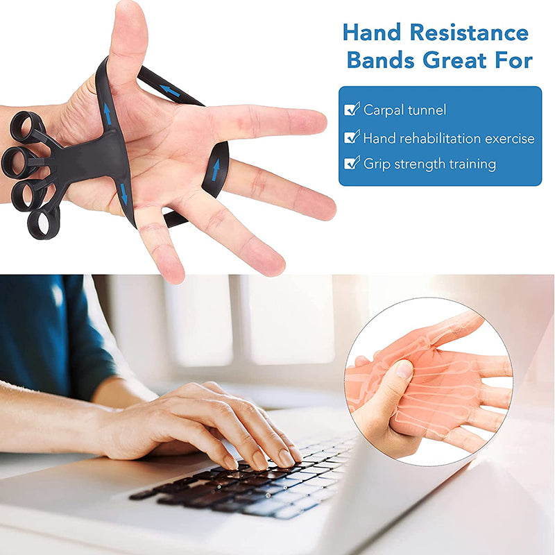 Silicone Finger Exerciser for Hand Strength & Pain Relief