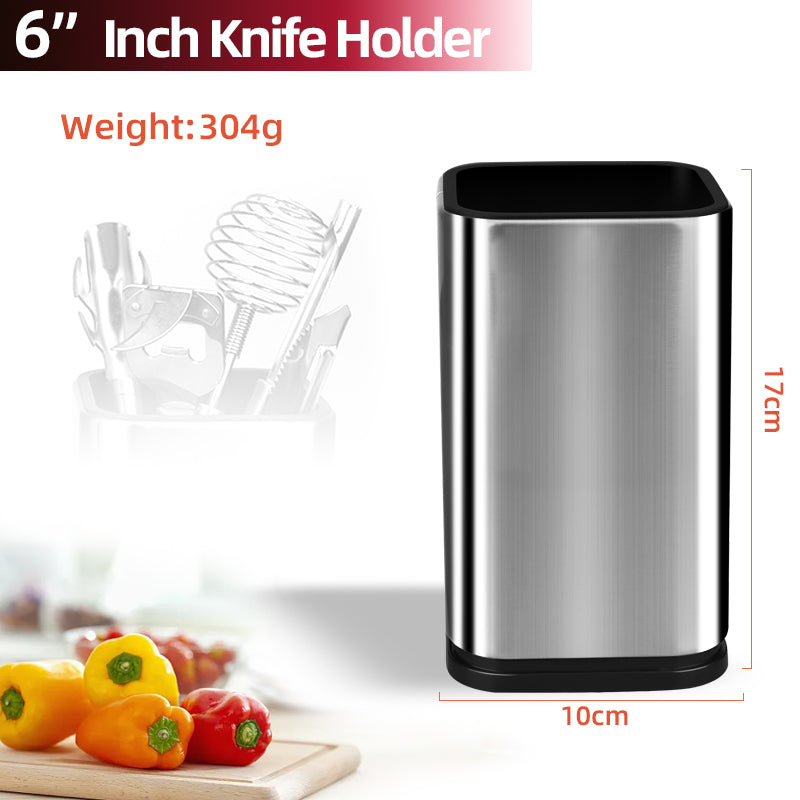 Drainable Knife & Chopping Board Holder – Space-Saving Kitchen Organizer