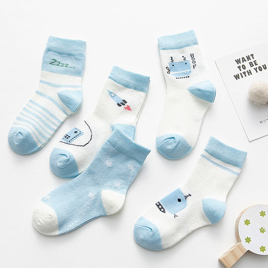 Breathable Cotton Baby Socks (Unisex)