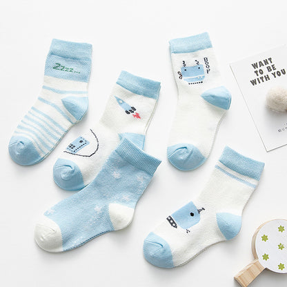 Breathable Cotton Baby Socks (Unisex)