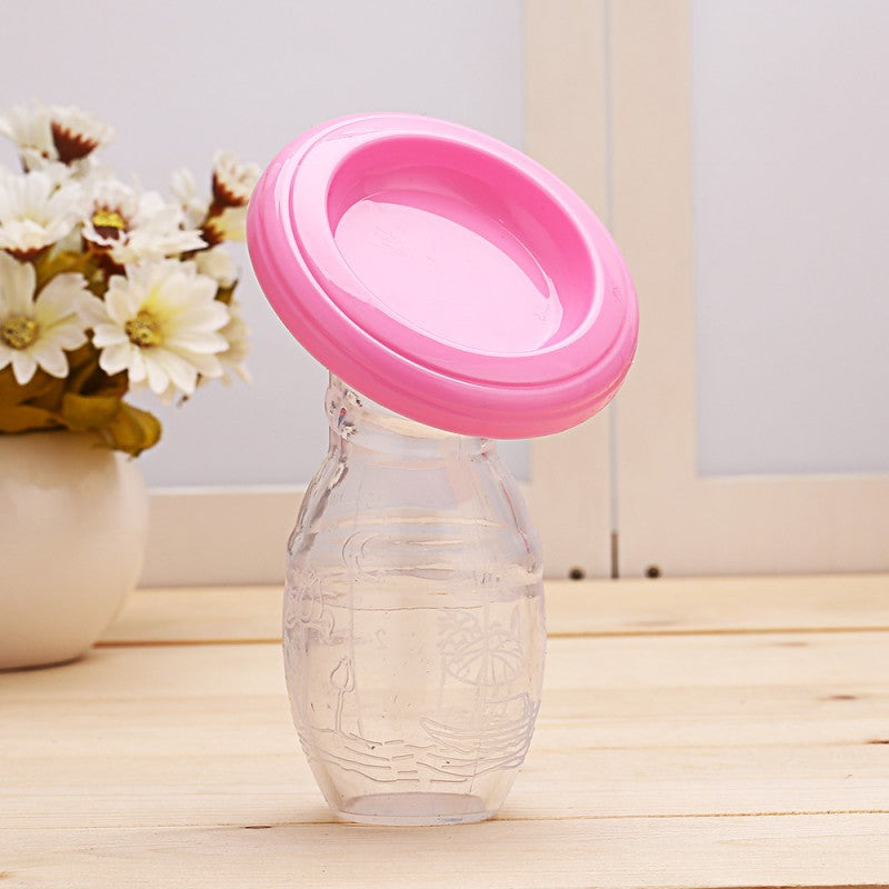 Silicone Breast Milk Collector - Hands-Free Nursing Cup