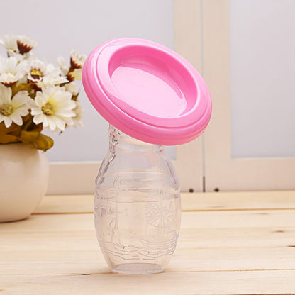 Silicone Breast Milk Collector - Hands-Free Nursing Cup