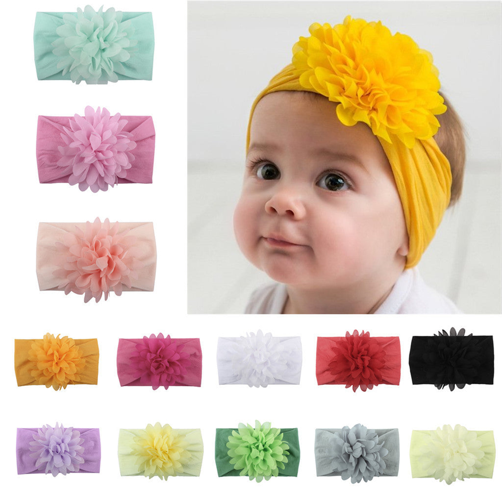 Chiffon Flower Baby Headband – Cute Princess Hair Accessory
