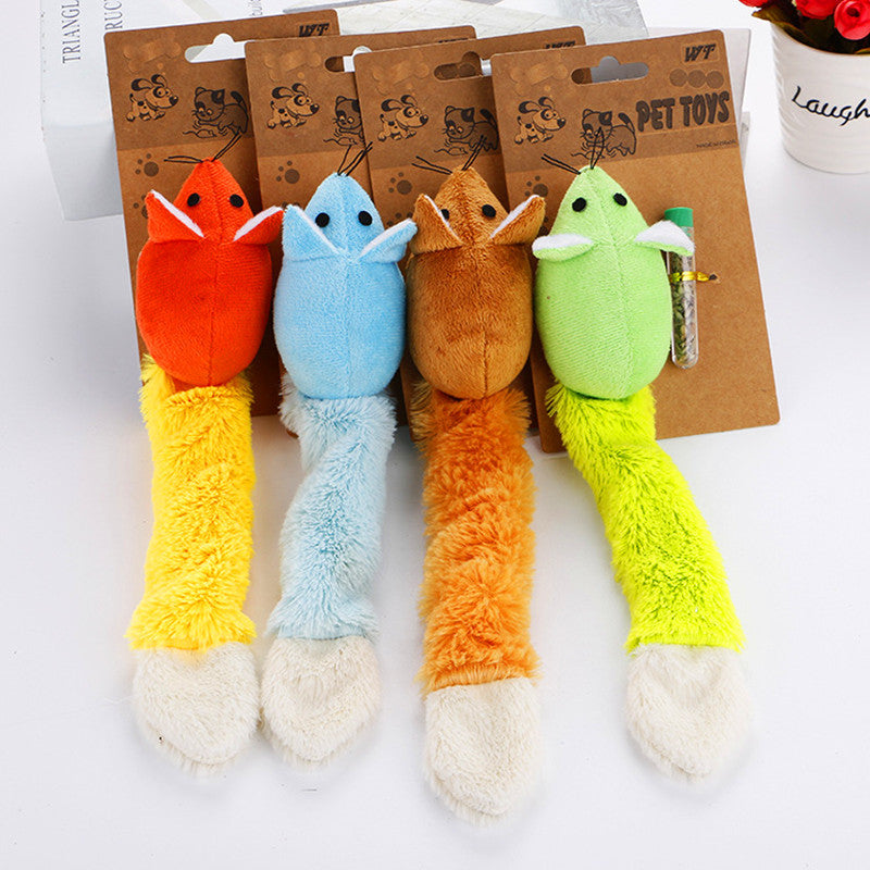 Interactive Long Tail Mouse Toy for Cats – Fun Training & Play