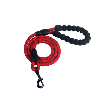 Reflective Nylon Dog Leash – Durable Rope for Walking & Training