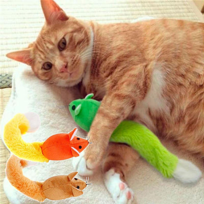 Interactive Long Tail Mouse Toy for Cats – Fun Training & Play