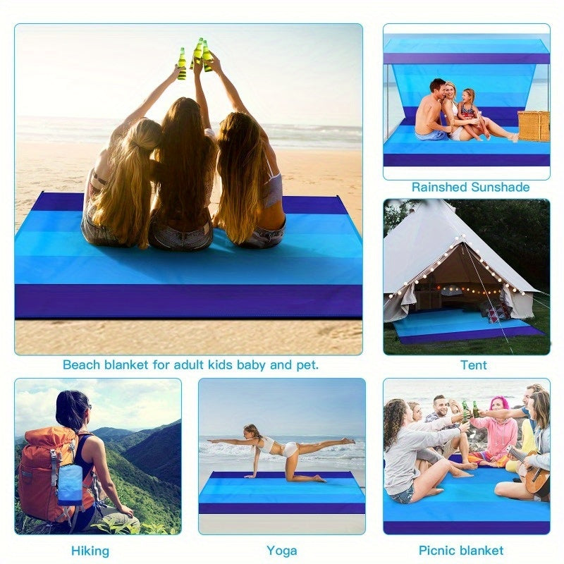 Waterproof Beach Mat – Sandproof & Portable Outdoor Blanket for Picnics, Camping & Hiking