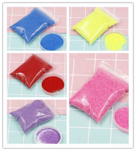 DIY Magic Sand – Non‑Wet Educational Space Sand for Kids (7 Colors, 100g)