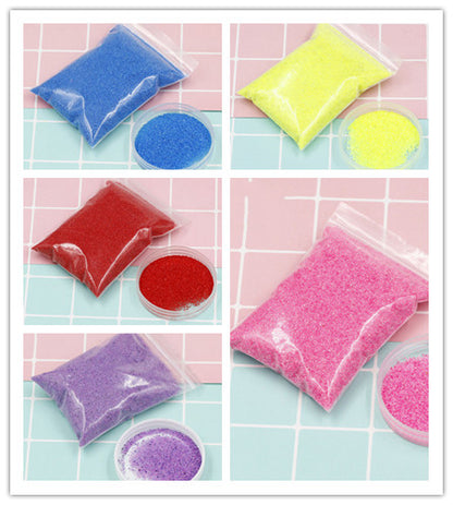 DIY Magic Sand – Non‑Wet Educational Space Sand for Kids (7 Colors, 100g)