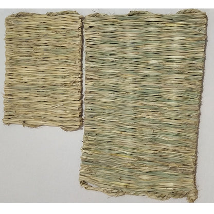 Natural Straw Mat for Pets - Hand-Woven Bedding Pad