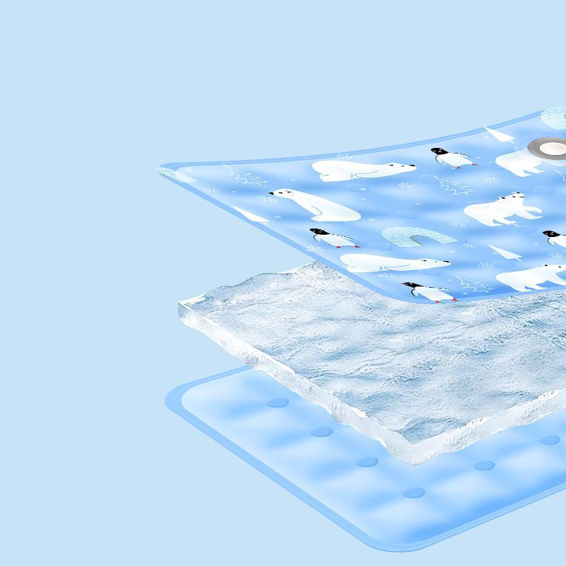 Ice Bear Pet Cooling Pad – Washable, Portable Summer Mat for Dogs & Cats