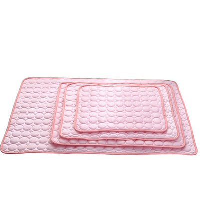 Pet Cooling Mat – Ice Silk Summer Bed for Dogs & Cats
