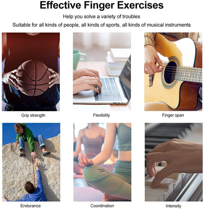Silicone Finger Exerciser for Hand Strength & Pain Relief
