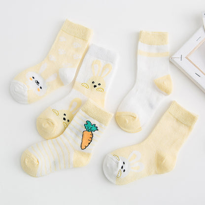 Breathable Cotton Baby Socks (Unisex)