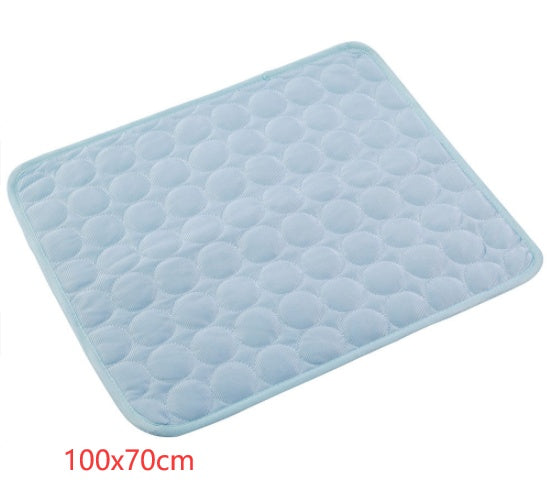 Pet Cooling Mat – Ice Silk Summer Bed for Dogs & Cats