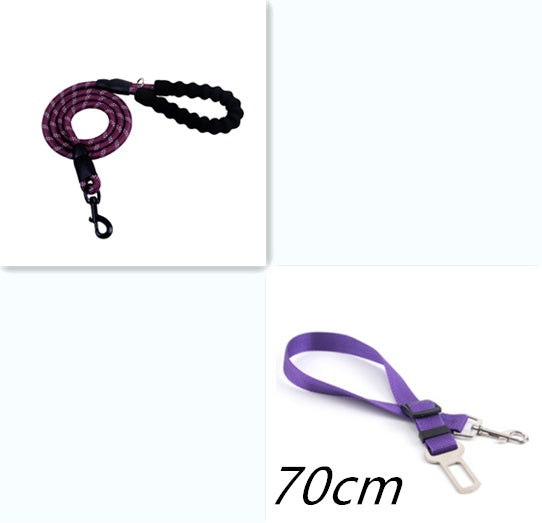 Reflective Nylon Dog Leash – Durable Rope for Walking & Training