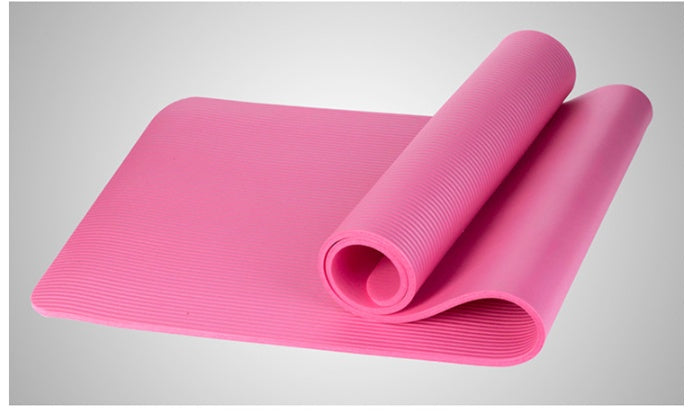 Eco‑Friendly NBR Yoga Mat – Cushioned Fitness & Exercise Mat