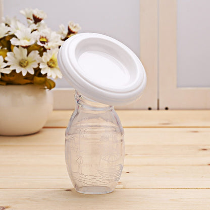 Silicone Breast Milk Collector - Hands-Free Nursing Cup