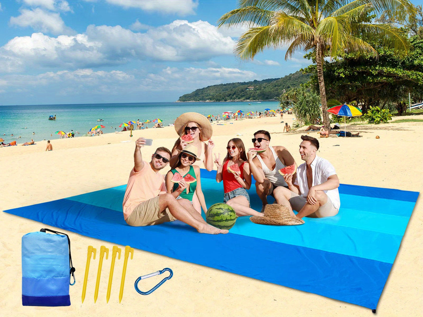 Waterproof Beach Mat – Sandproof & Portable Outdoor Blanket for Picnics, Camping & Hiking