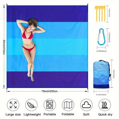 Waterproof Beach Mat – Sandproof & Portable Outdoor Blanket for Picnics, Camping & Hiking