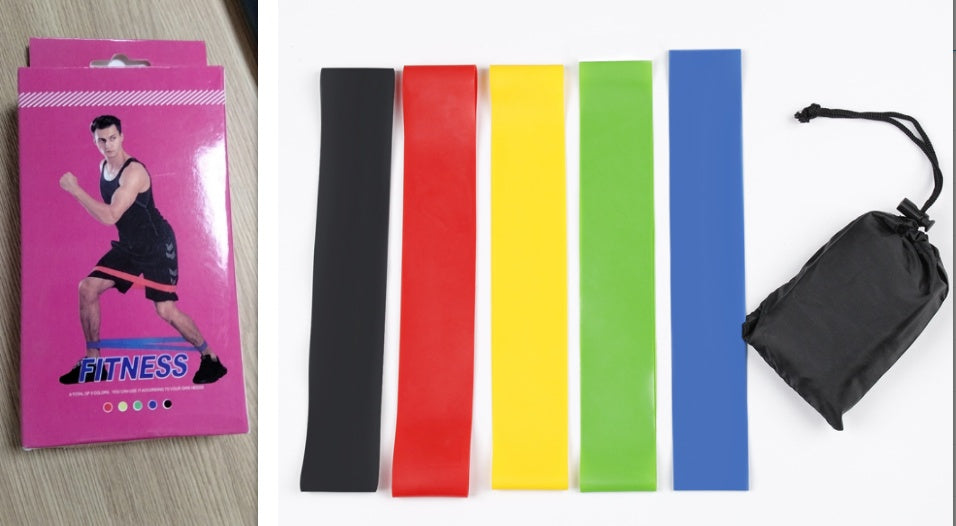 5-Level Resistance Bands – Yoga & Training Elastic Exercise Set
